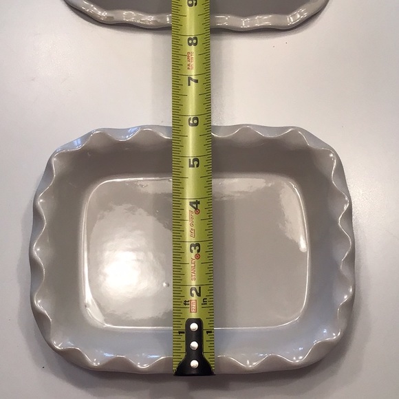 Vintage 2 Oven Proof Safe Baking Dishes Japan Small Mini Pie Au Grautin - Picture 10 of 11